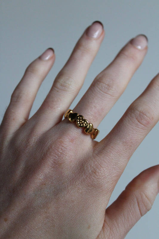 Lover - Ring - Stainless Steel - Adjustable
