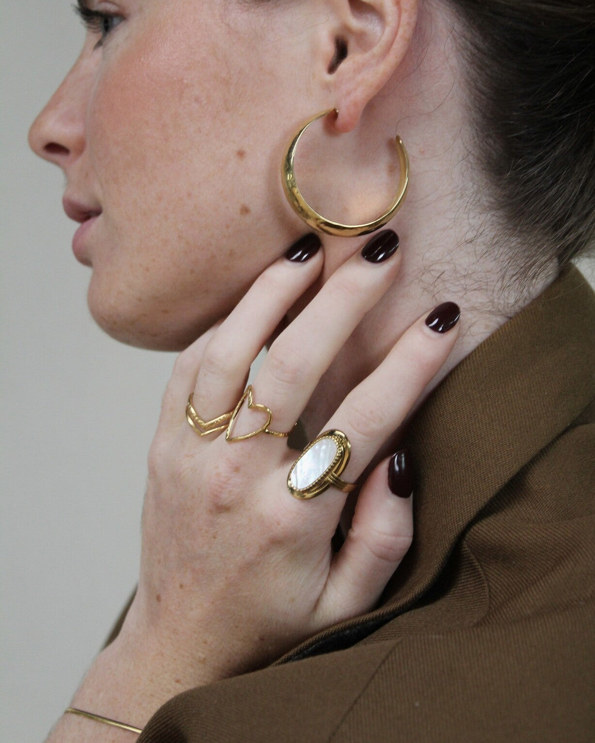 Amoureux - Anillo - Acero inoxidable - Ajustable