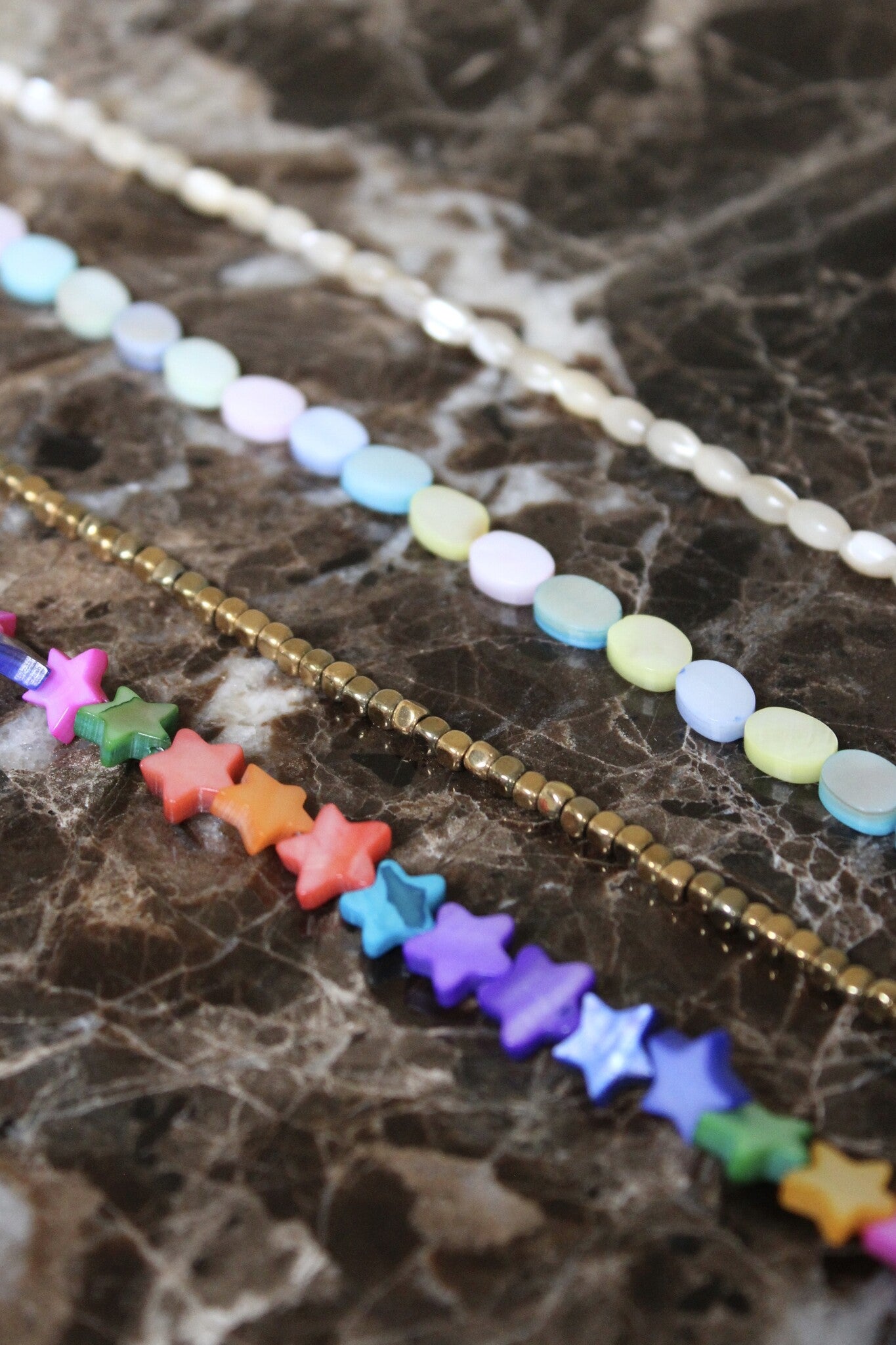 Round And Round - Necklace - Stainless Steel