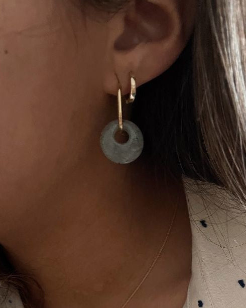 Tirza - Earrings - Natural Stone - Stainless Steel