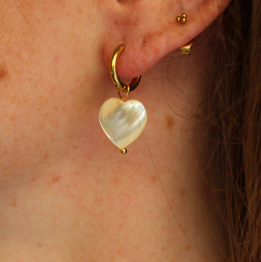 Big Heart - Earrings - Stainless Steel