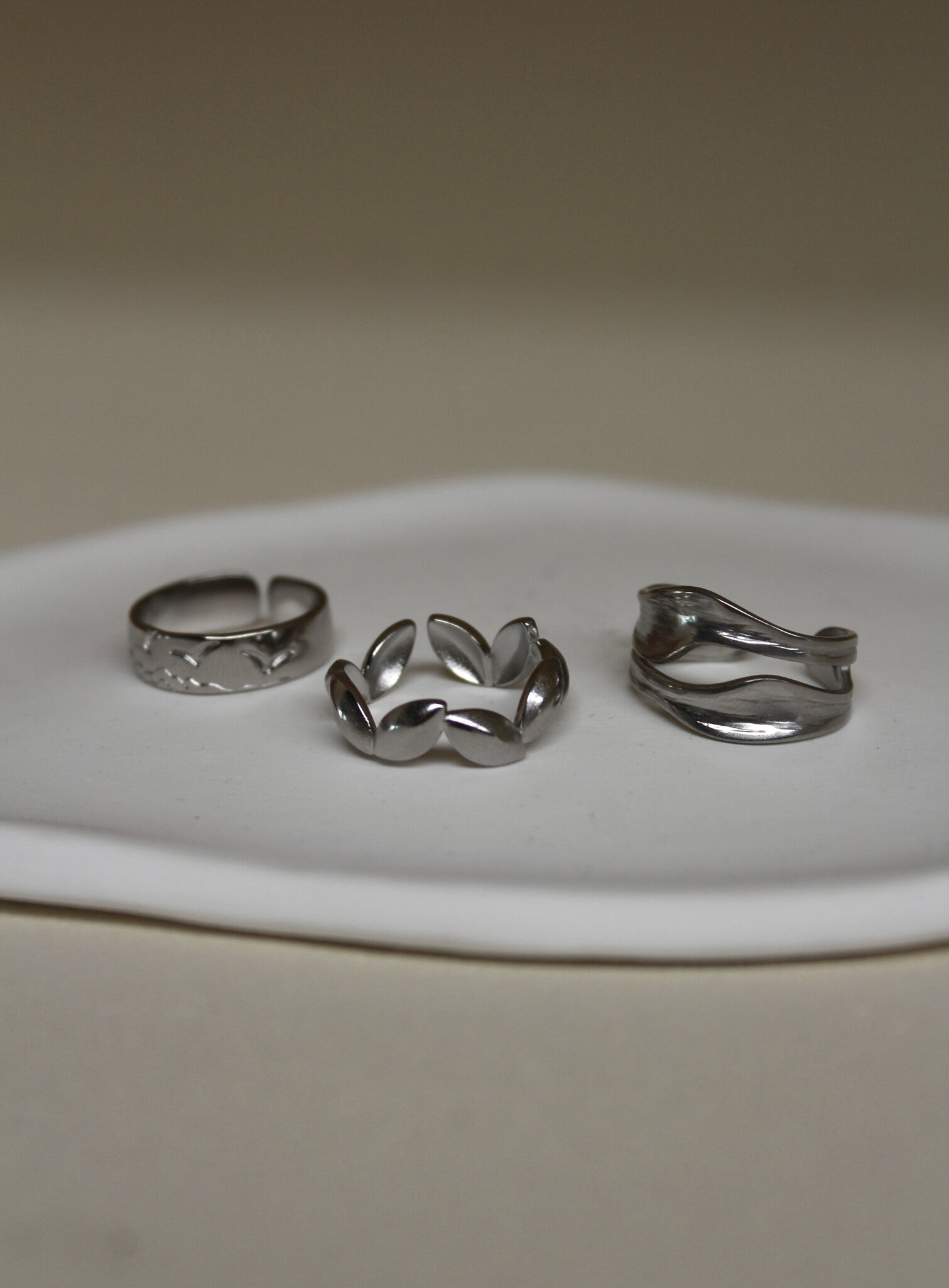 Sena - Ring - Stainless Steel - Adjustable