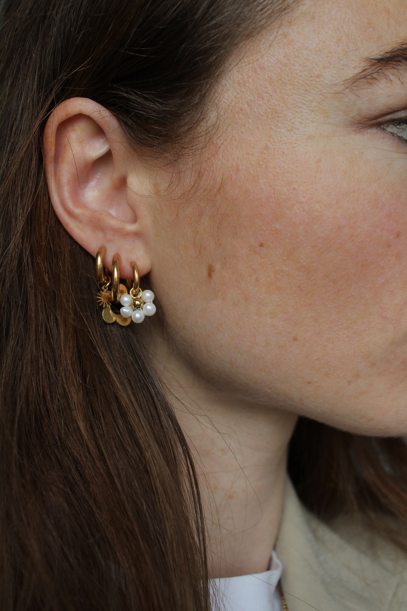 Fleurine - Earrings - Stainless Steel
