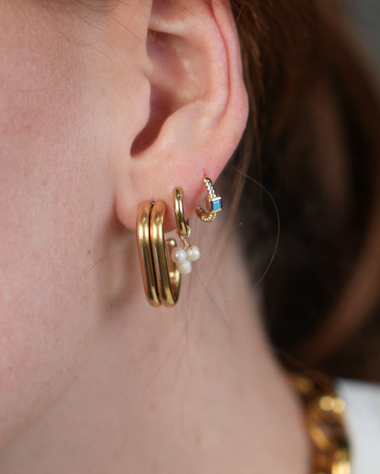 Stonia - Earrings - Plated
