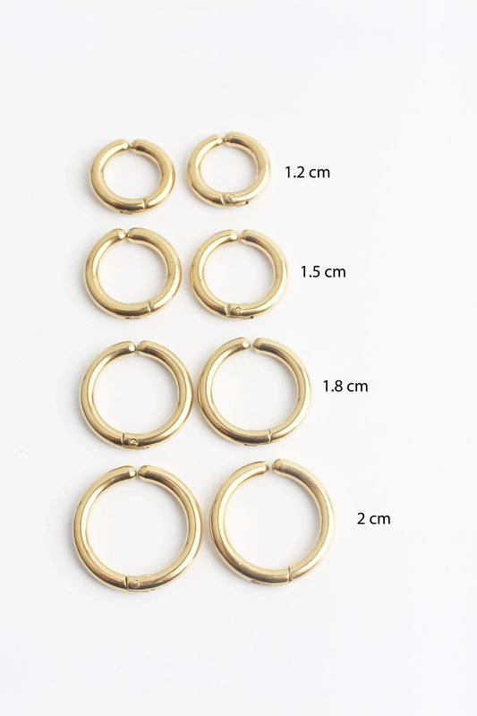 Basic - Pendientes - De clip - Acero inoxidable