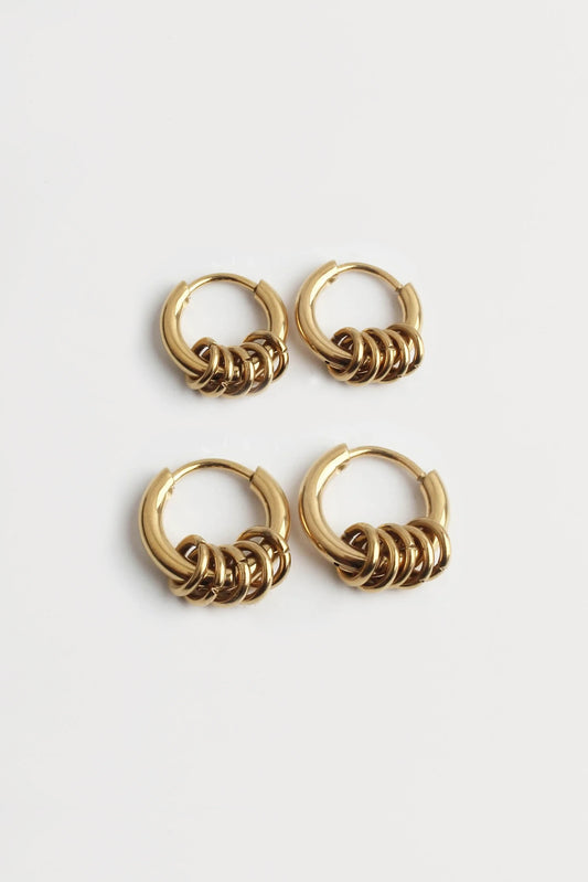 Bali - Pendientes - Acero inoxidable