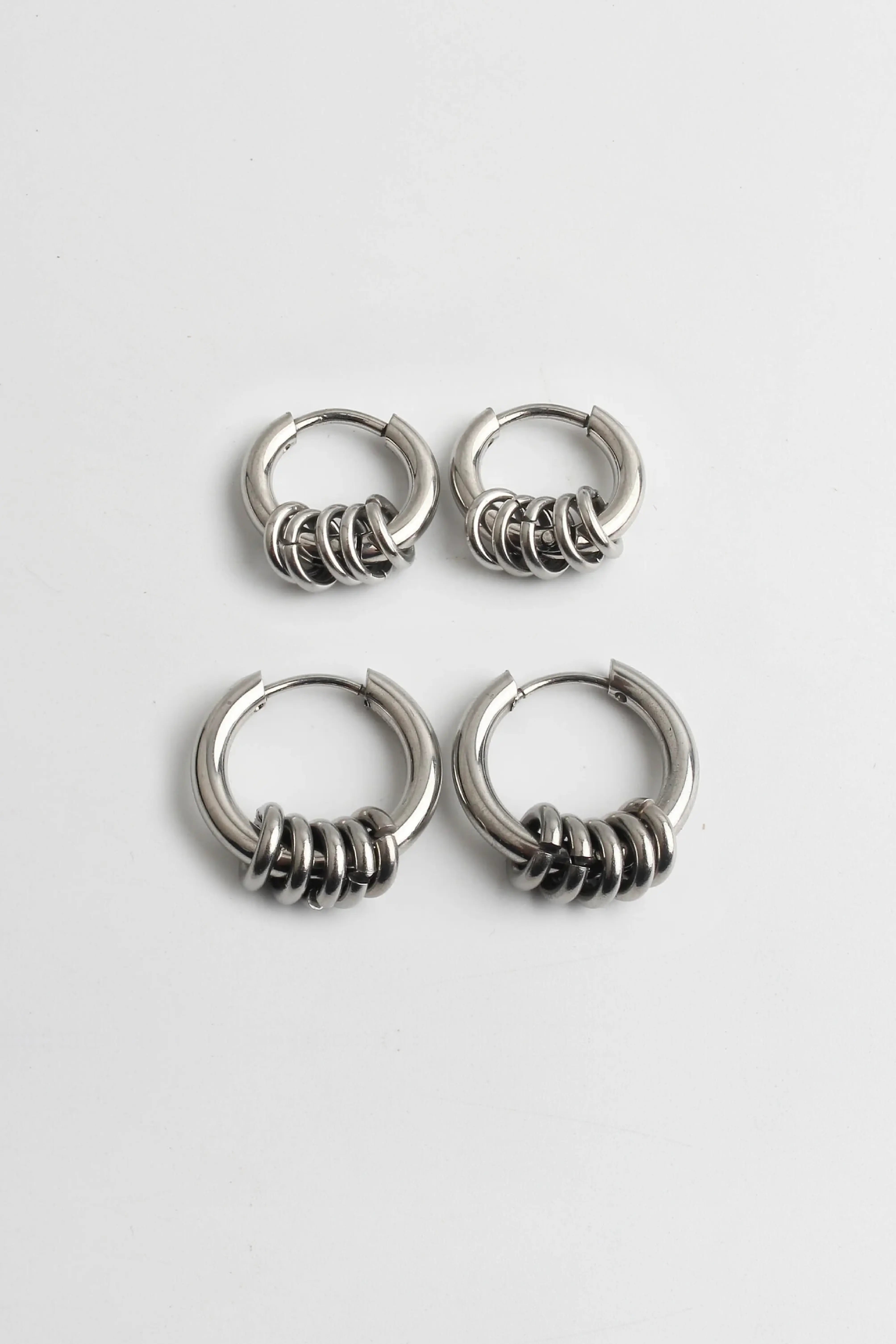 Bali - Pendientes - Acero inoxidable