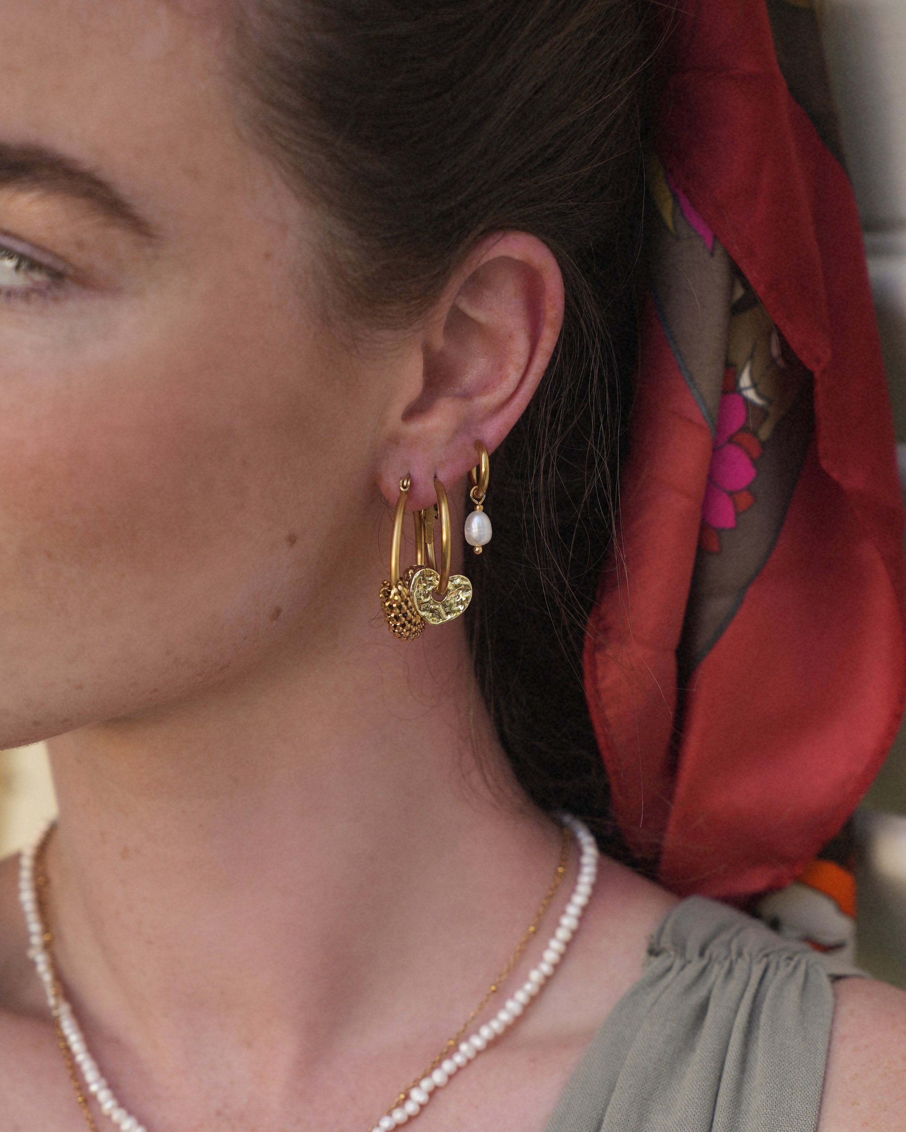 Dotted  - Anillo - 3 capas - Acero inoxidable - Ajustable