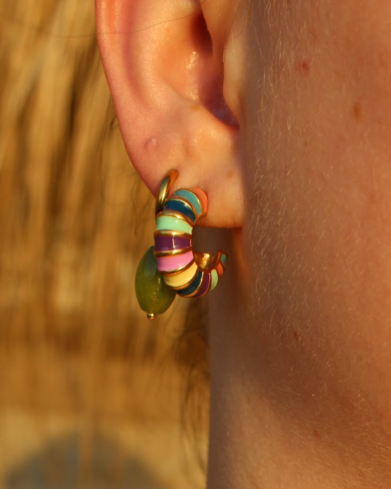 Lirios - Pendientes - Acero inoxidable