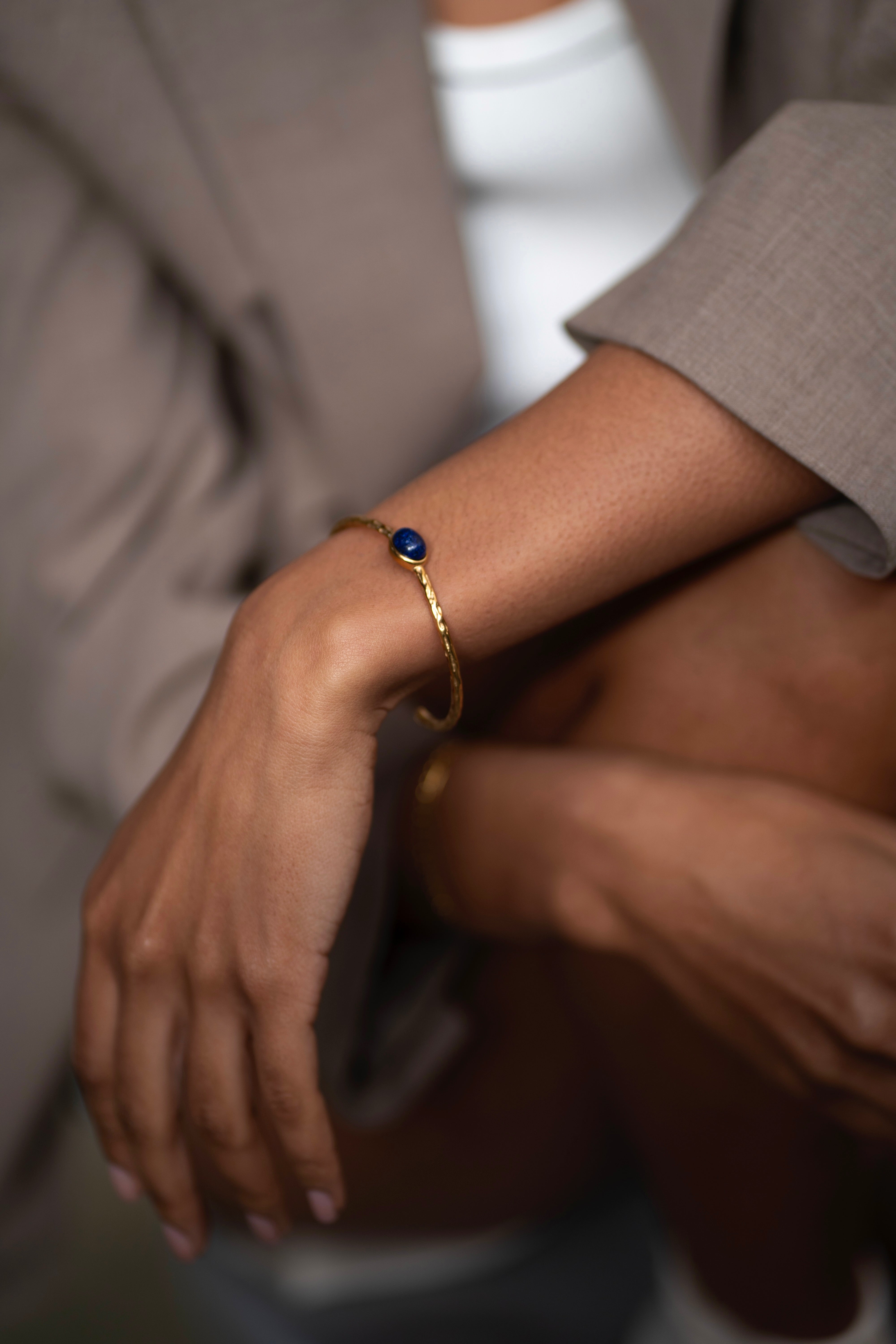 Florine - Pulsera - Piedra natural - Acero inoxidable